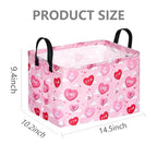 FUULOXE Rectangular Valentines Basket Storage Bin - Image 7