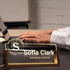 Desk Name Plate Personalized, Office Name Plate - Image 7