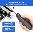 Presentation Clicker PowerPoint Wireless Presenter Remote: Type C Rechargeable - Image 2