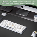 ‎Boutilon Leather Desk Pad Protector, Non-Slip Mouse Pad, Laptop Desk Pad - Image 5