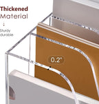 SANRUI Acrylic File Organizer, Compact Desk Organizer - Image 2