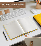 Biuwory Lined Journal Notebook for Women Men, 256 Pages B5 Large Hardcover - Image 6
