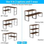 Golener Countertop Organizer Corner Shelf, 2 Tier Adjustable Stackable Corner - Image 6