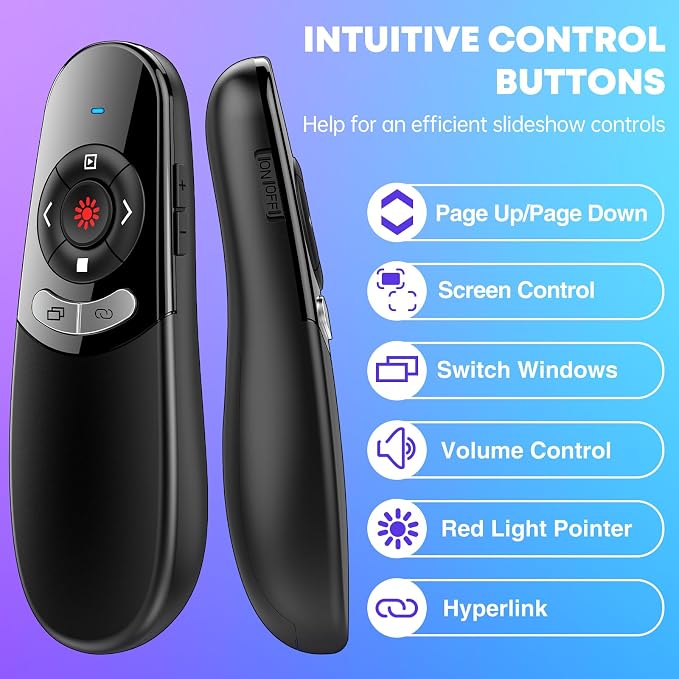 2 in 1 Type C USB Presentation Clicker - Image 5
