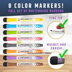 Large Dry-Erase Magnetic Monthly Calendar + Free Bonus: 3 Grocery/to-Do List - Image 5