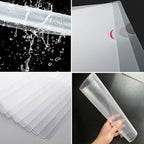 100 Pack Document Clear Plastic Folder Copy Safe Project Pocket LType US Letter - Image 3