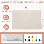 AMUSIGHT Double-Sided Large Cork Board - Image 2