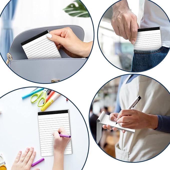 8 Pack Note Pads 4x6 Inch Paper of White Small Notepads - Image 6