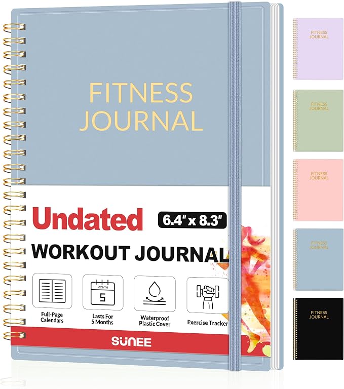 Fitness Journal Workout Planner by SUNEE