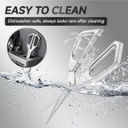 2-Pack Heavy Duty Stainless Steel Kitchen Scissors - Image 5
