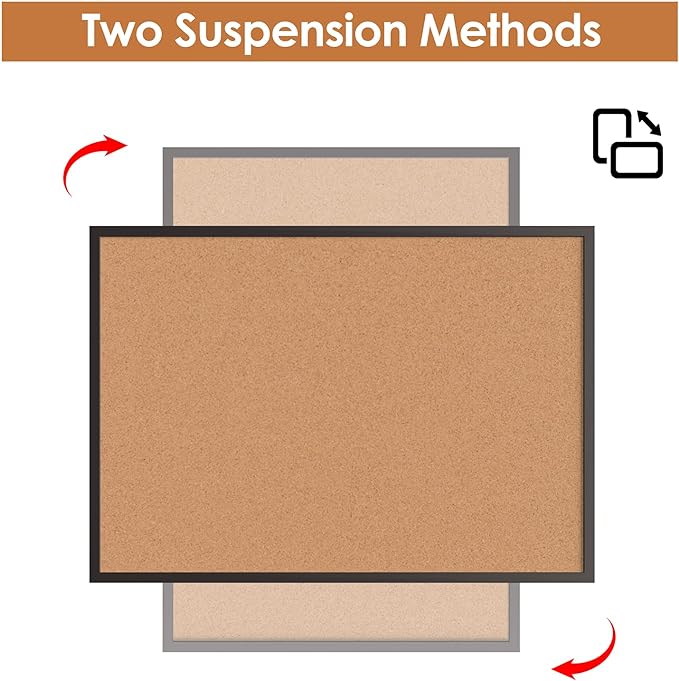 Board2by Cork Board Bulletin Board 36 x 48, Office Board - Image 6