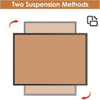 Board2by 2-Pack Cork Board Bulletin Board 36 x 48, Office Board - Image 6