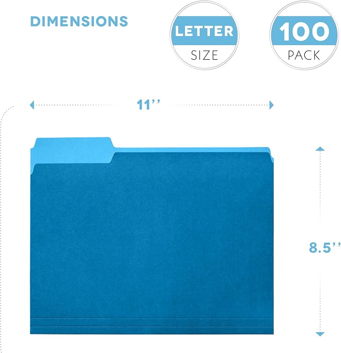 Alitte Colored File Folders Letter Size - Image 3