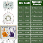 LonlyEagle 6 Pack 9 Inch Clear Plastic Easels or Stand/Plate Holders to Display - Image 2