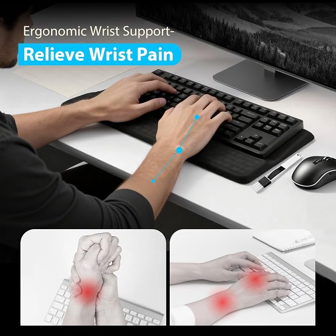 Wrist Rest for Keyboard, Ergonomic Keyboard Stand - Image 3