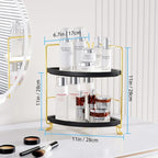 FSyueyun 2-Tier Corner Bathroom Counter Organizer, Tool-Less Installation - Image 6
