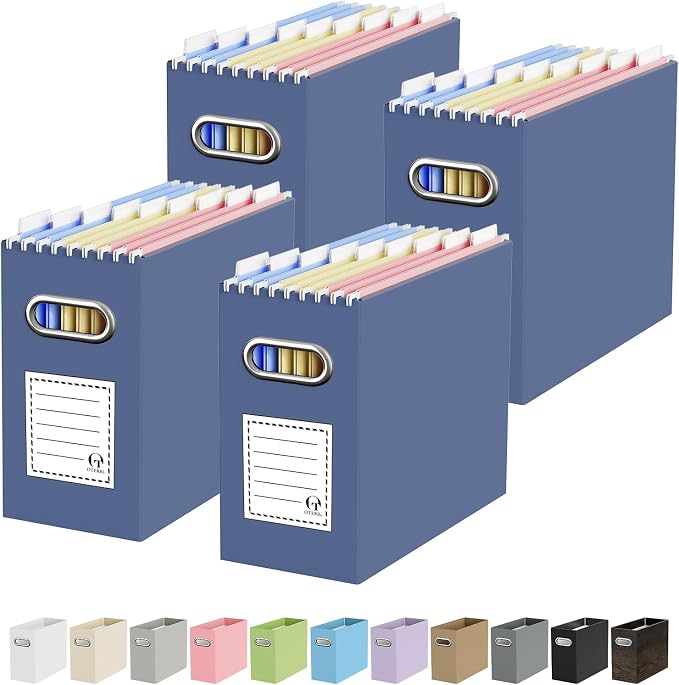 Oterri Cardboard File Organizer Box by Oterri