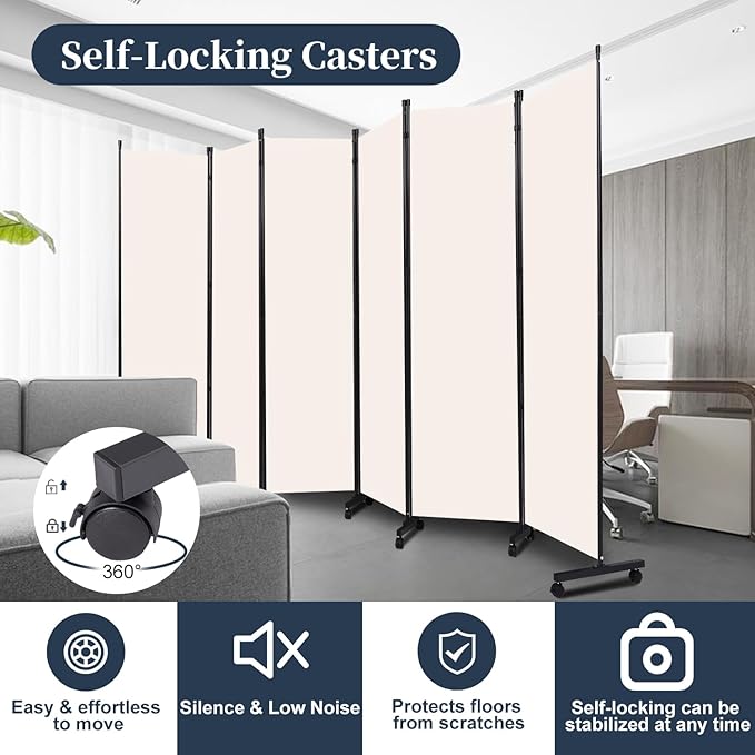 Room Divider Folding Privacy Screens - Image 3