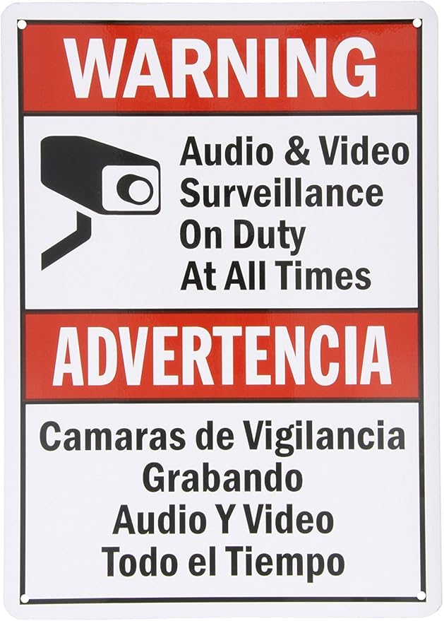 SmartSign-S-9392-AL-14 Warning by SmartSign