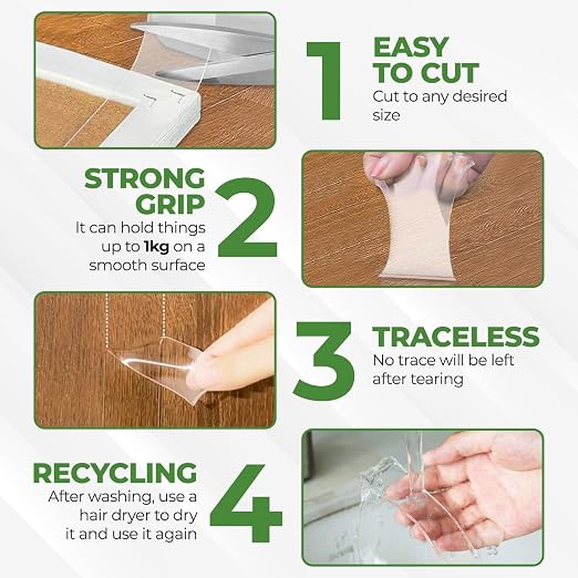 Nano Double-Sided Clear Adhesive Tape mounting Tape - Image 2