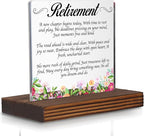 Retirement Acrylic Desk Sign by Pariveca