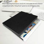 Lineco Museum Archival Storage Box, 9.75x12.75x1.5 in. Drop Front Design. - Image 3