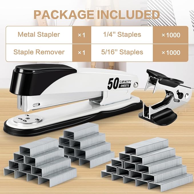 Deli Stapler Heavy Duty, Full Strip Staplers - Image 3
