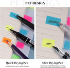Golcellia 540 Pieces Transparent Sticky Notes Page Markers Book Tabs Sticky - Image 3