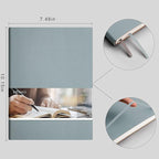 EMSHOI Dotted Journal Bullet Notebook, B5 Large Softcover Leather Journal - Image 3