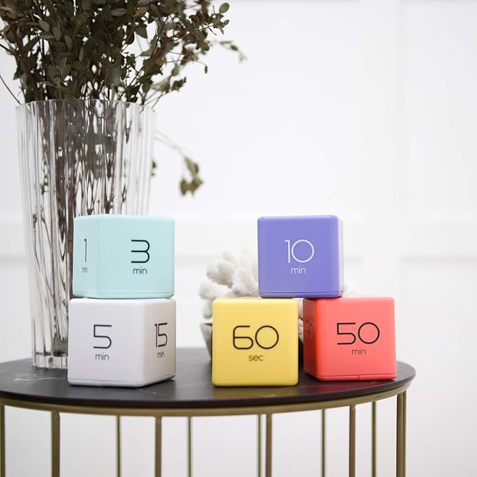 mooas Cube Timer, Timers Cube Flip Block Timers Productivity Gravity Sensor - Image 6