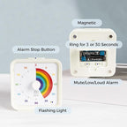 TWENTY5 SEVEN Countdown Timer, 60 Minute 1 Hour Silent Visual Timer, Magnetic - Image 3