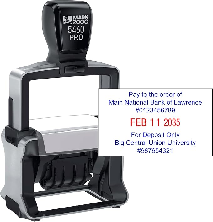 Mark 2000 5460 Professional Self Inking Date Stamp by Mark2000