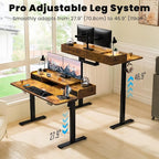 Kingant 55 x 30 Inch Electric Standing Desk - Image 4