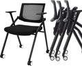 12 Pack Stackable Conference Room Chairs by Brobriyo