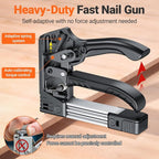 Preciva Self-Adjusting Staple Gun Kit- Heavy Duty Manual Stapler - Image 4
