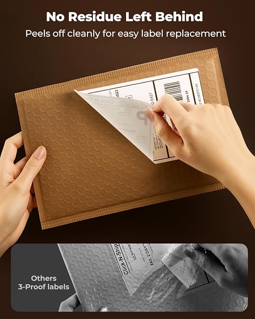 MUNBYN 4"x6" Direct Thermal Shipping Labels, Durable Waterproof, Scratch-Proof - Image 7