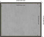 Amanti Art Black Framed Magnetic Board 21x25 Medium Vision Board - Image 4