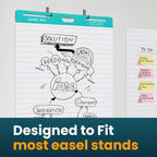 OLenyer Super Sticky Easel Pad, 25x 30IN, Large Self Stick Flip Chart Paper - Image 3