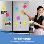 HOMiDEK Reusable Magnetic Sticky Notes, Dry Erase Magnets Magnetic Labels - Image 4