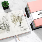Annecy Blank Journal Notebook, Medium 5.5x 8.25, 160 Pages 100GSM Writing Paper - Image 5