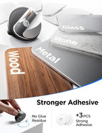 6-Pack Rotatable Cord Holder for Nightstand, LISEN 360°Rotating Magnetic Clips - Image 6