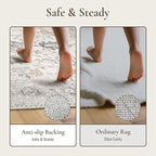 GENIMO 10x13 Area Rugs for Living Room, Non Slip Machine Washable Vintage Rugs - Image 5
