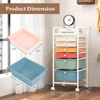 RELAX4LIFE 6-Drawer Rolling Storage Cart - Image 3