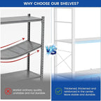 ALANNG 40" W Foldable 5-Tier Storage Shelves - Image 7
