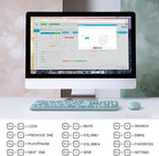 MOFII Wireless Keyboard and Mouse Combo Silent, Slim Compact 2.4G USB Full Size - Image 5