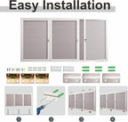 71x36 Inch Lockable Enclosed Bulletin Board, Weather-Resistant Outdoor - Image 5