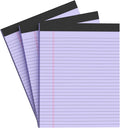 AILZFEI Purple Legal Pad Note Pads 8.5 x 11 inch, Wide Ruled, 30 Sheets/Pad by Unknown