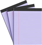 AILZFEI Purple Legal Pad Note Pads 8.5 x 11 inch, Wide Ruled, 30 Sheets/Pad by Unknown