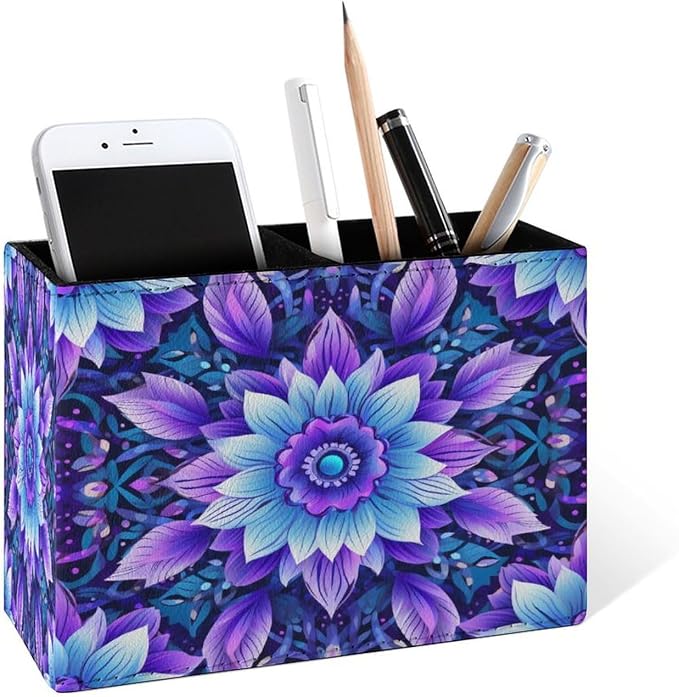 Famame Bohemian Style Mandala Print Pencil Holder by Famame