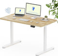 FLEXISPOT Solid Rubberwood Electric Standing Desk by FlexiSpot